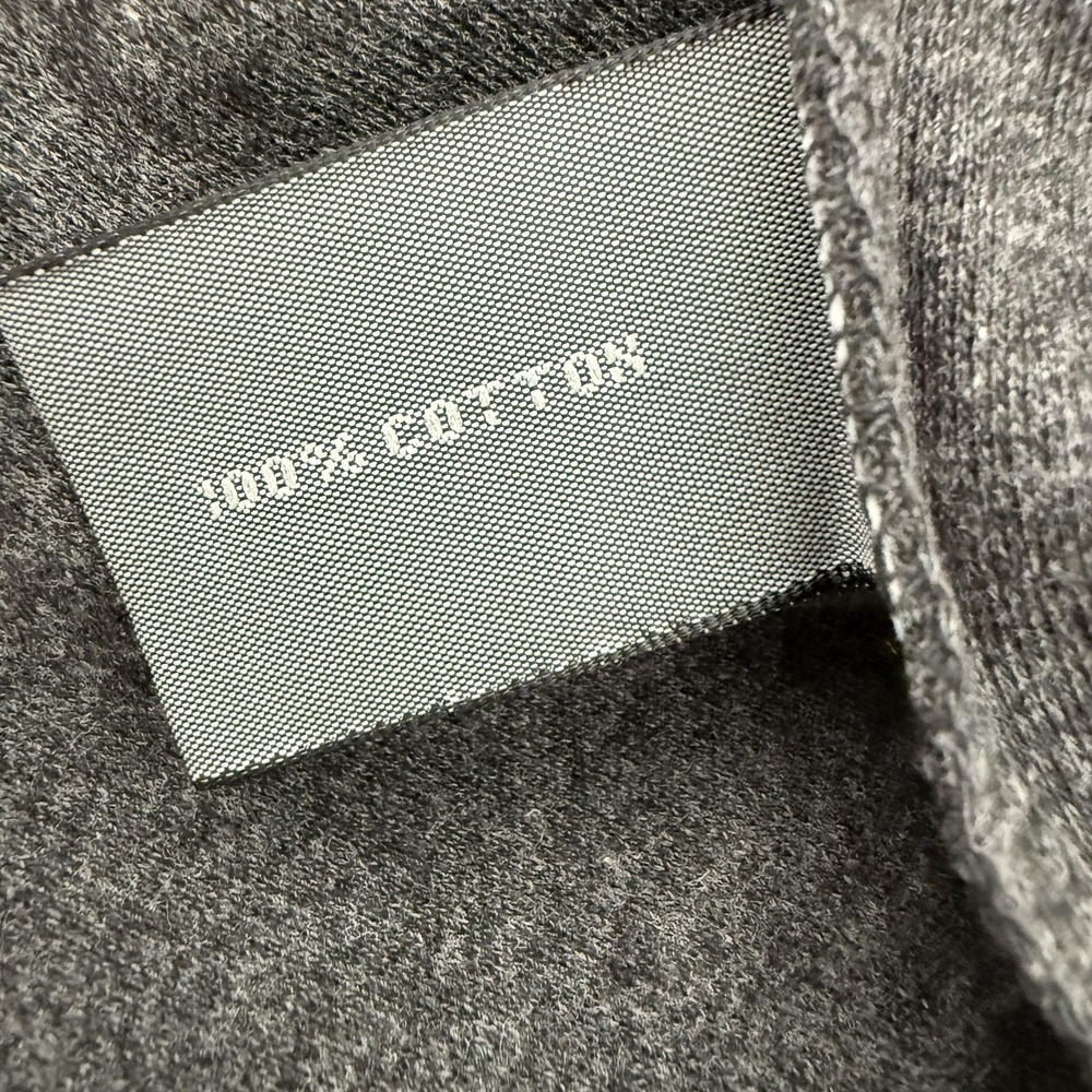 Talbots Turtleneck Sweater Mens 2XL Gray 100% Cotton Long Sleeve Made in USA - Picture 6 of 8